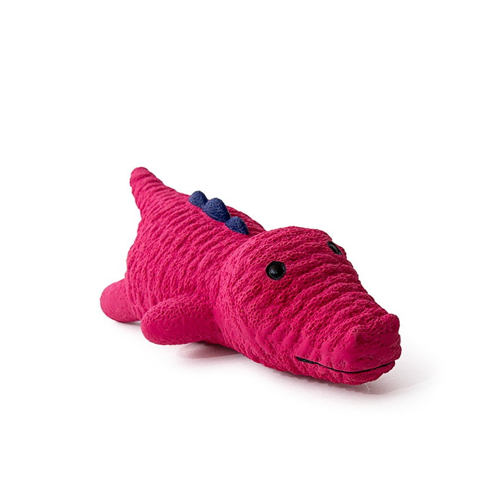 Great & Small Latex Grunting Croc Dog Toy