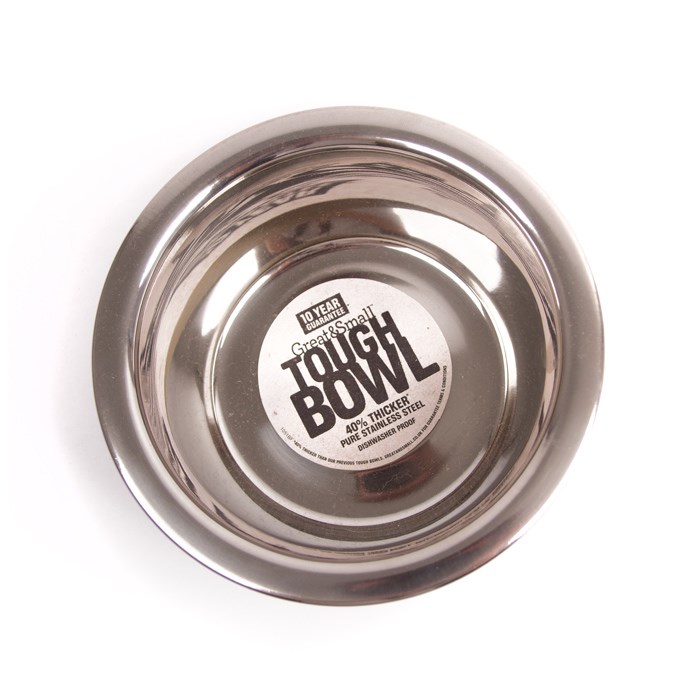 Great & Small 100% Pure Stainless Steel Tough Pet Bowl