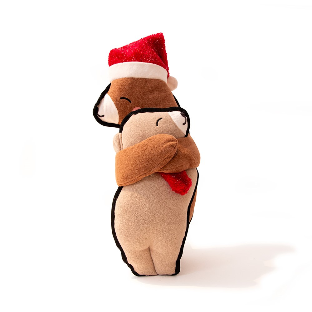 Great & Small Christmas Cuddling Bears Dog Toy