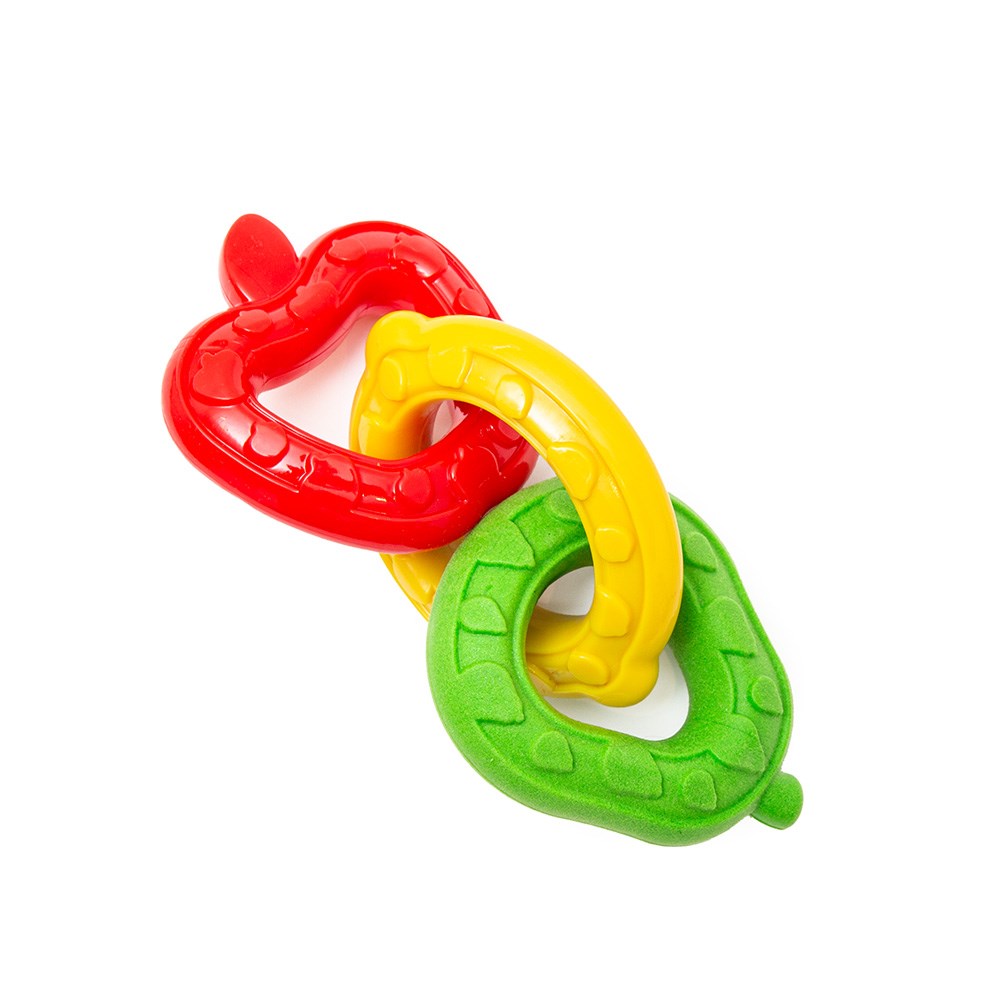 Great & Small Little&Lively Three Fruit Chain Dog Toy