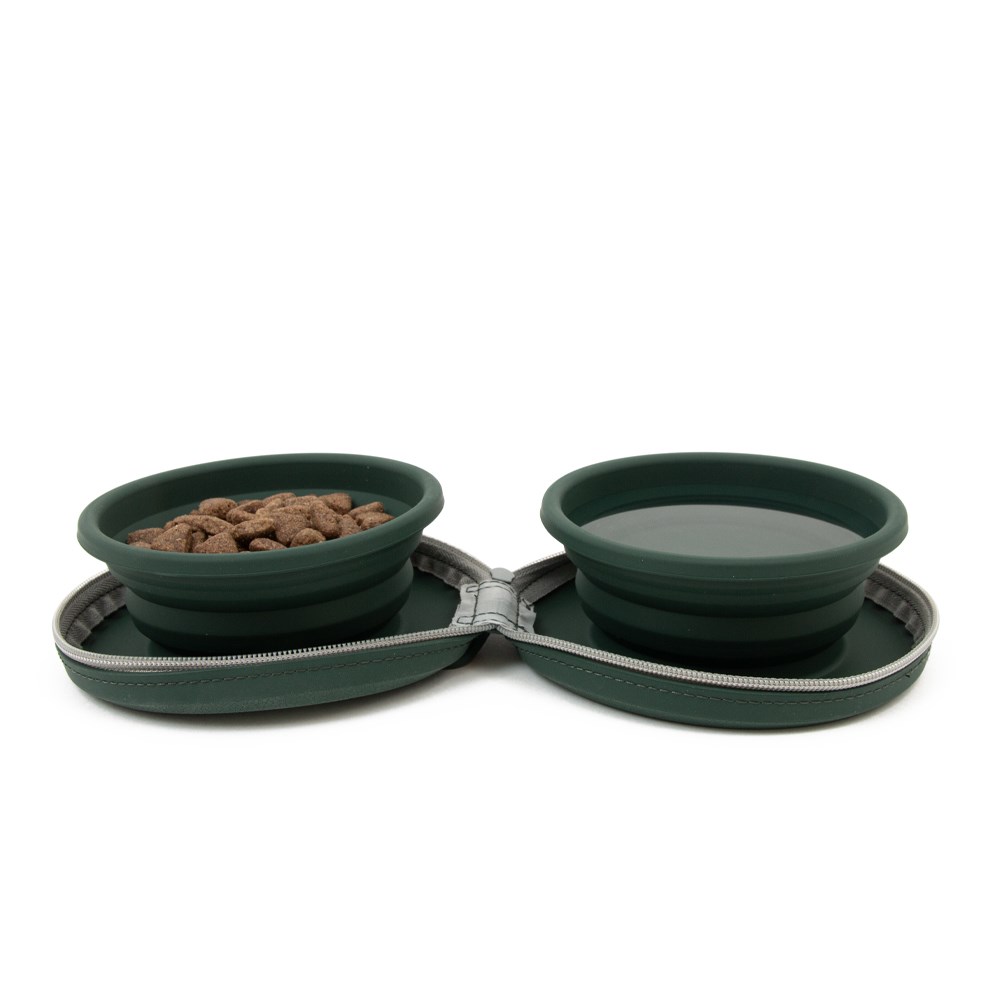 Great & Small Active Double Travel Bowl
