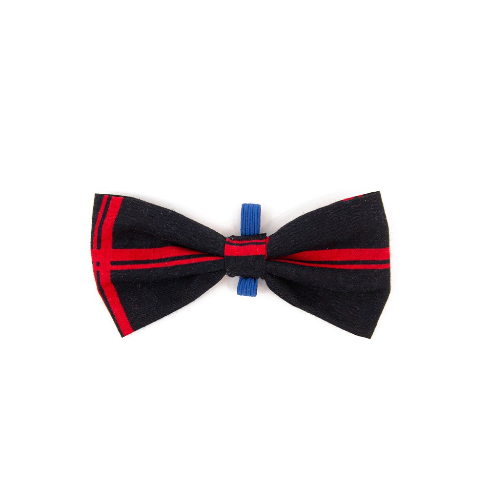 Portobello Pup Red Lumberjack Bow Tie