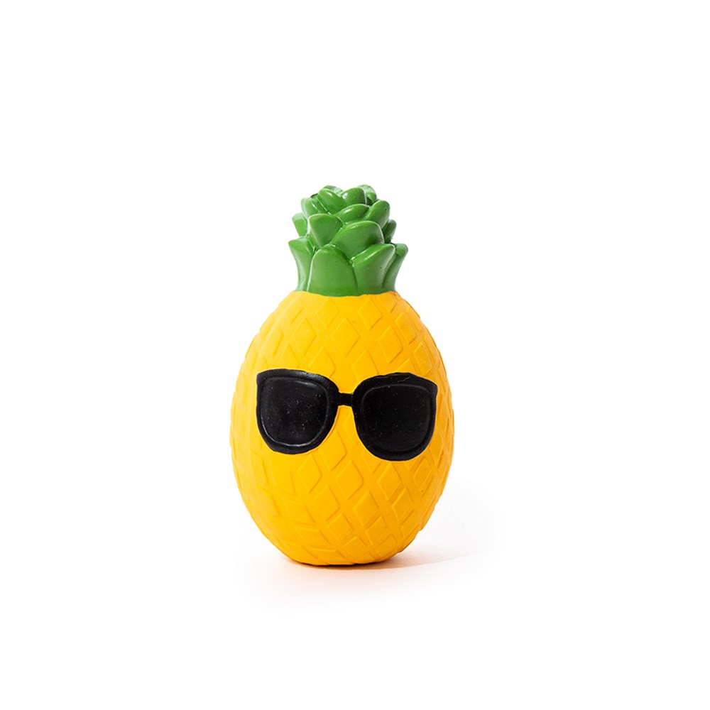 Great & Small Summer Sizzlers Latex Cool Pineapple Dog Toy