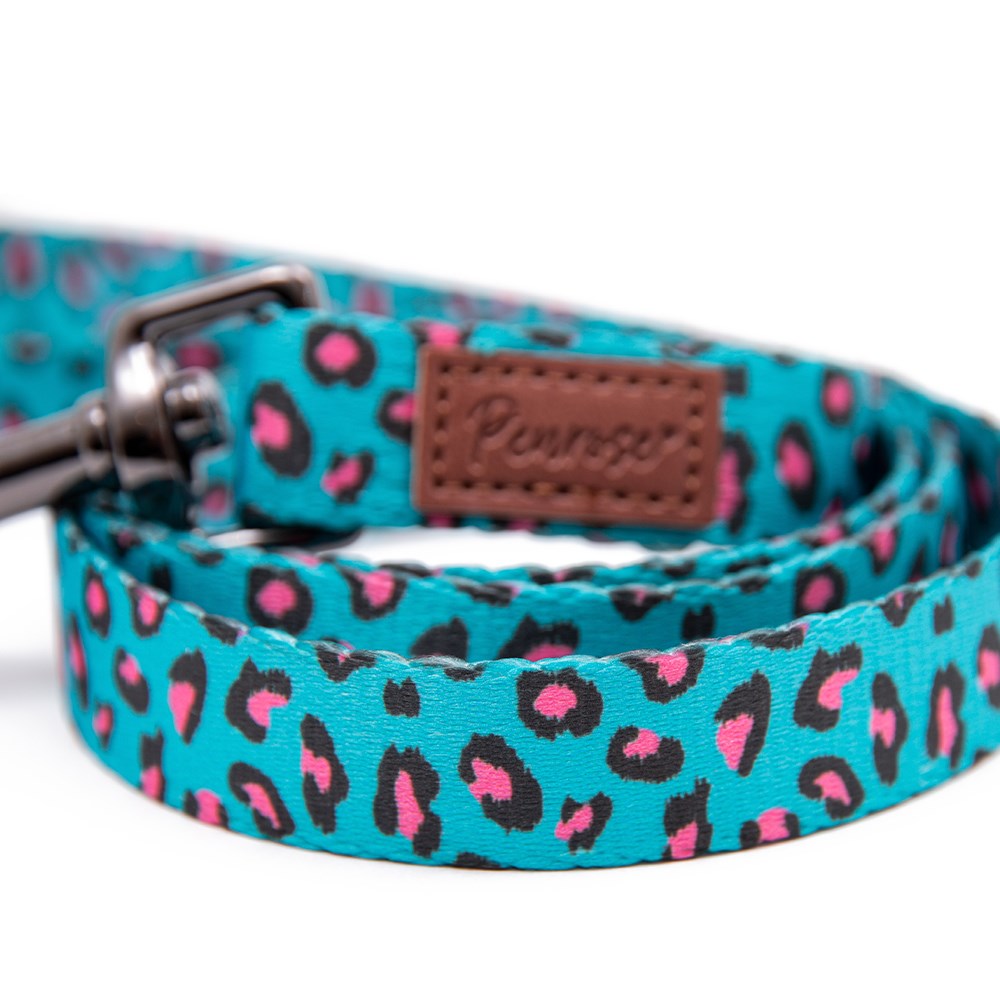 Great & Small Penrose Leopard Pink Spot Dog Lead