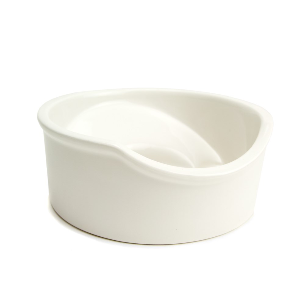 Great & Small Ceramic Flat Nosed Dog Bowl