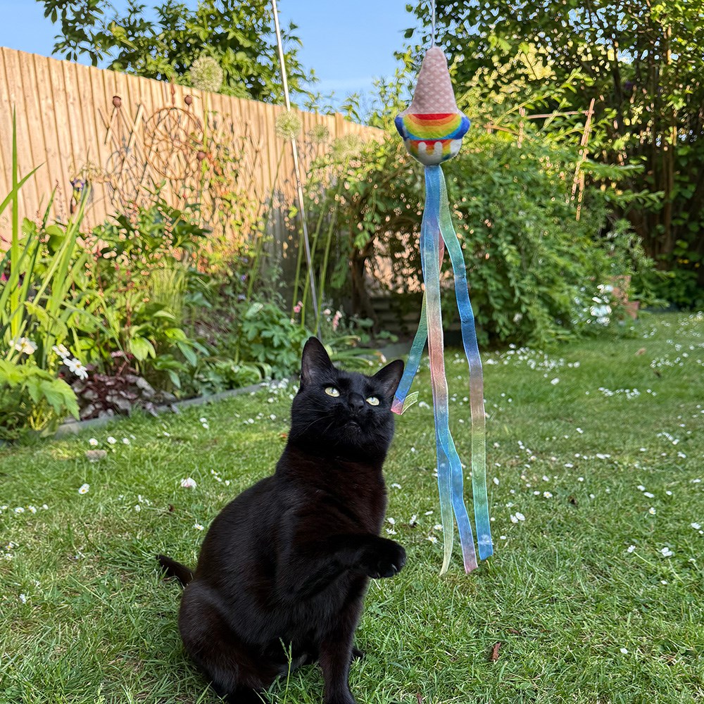 Great & Small Summer Sizzlers Ice Cream Dangler Cat Toy