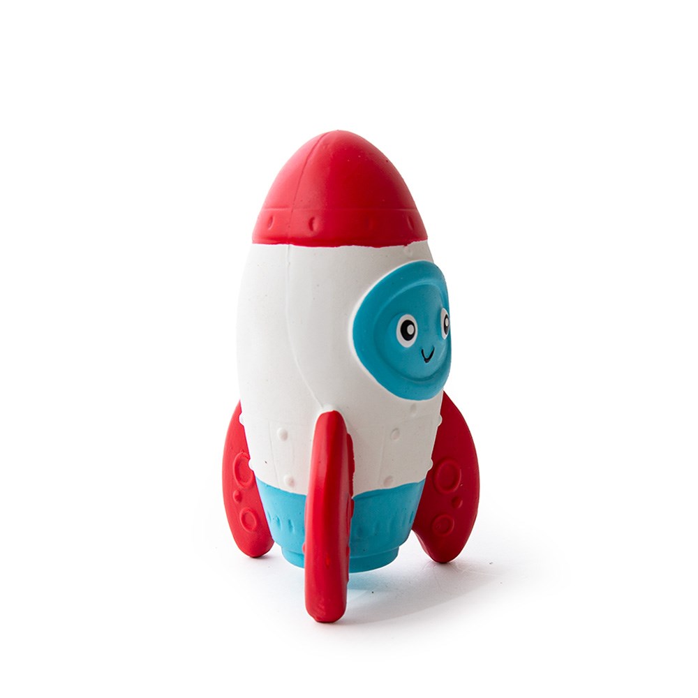 Great & Small Cosmic Chums Latex Spaceship Dog Toy