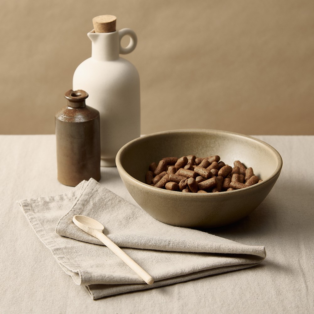 Lily & Leo Portuguese Stoneware Muscovado Pet Bowl