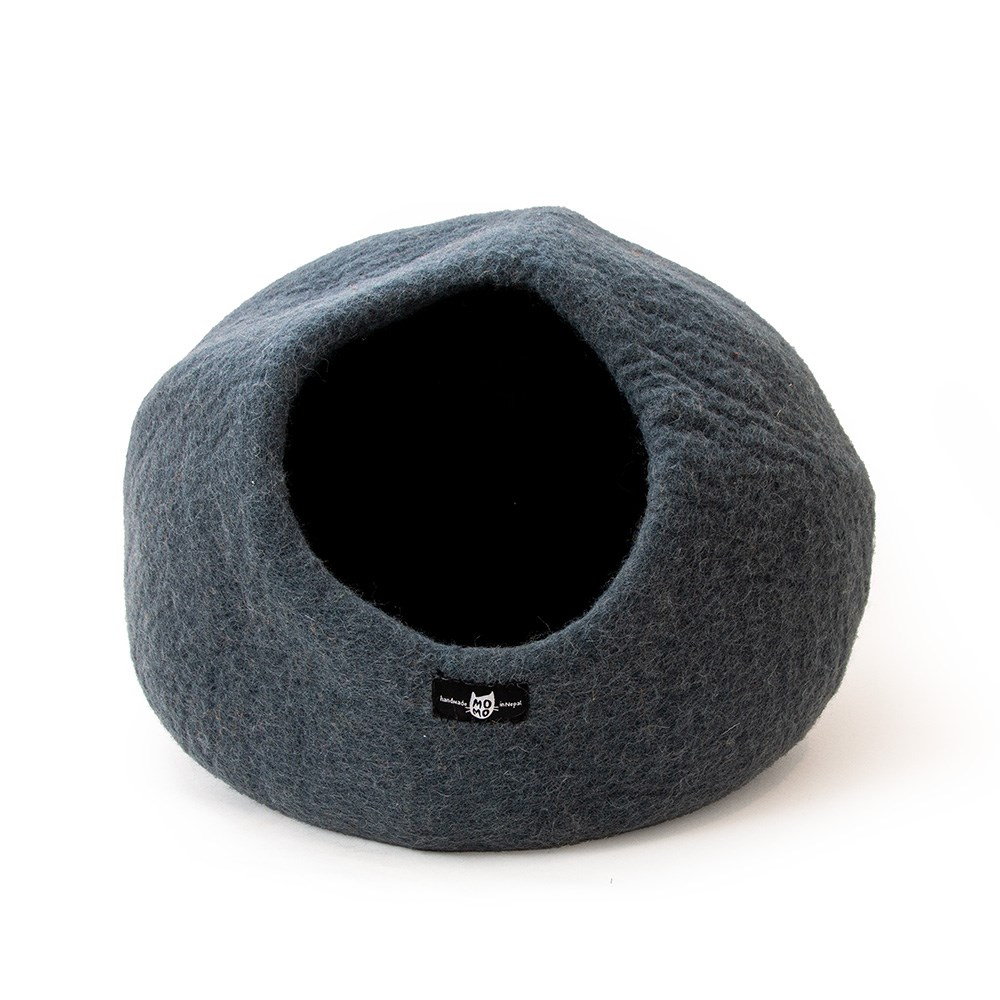Great & Small MoMo Felt Cave Cat Bed