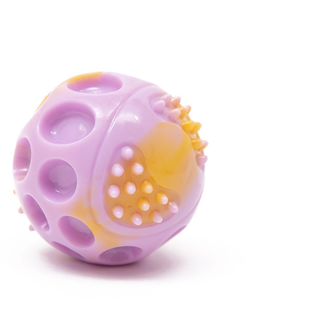 Great & Small Let's Play Loud TPR Ball Dog Toy Small