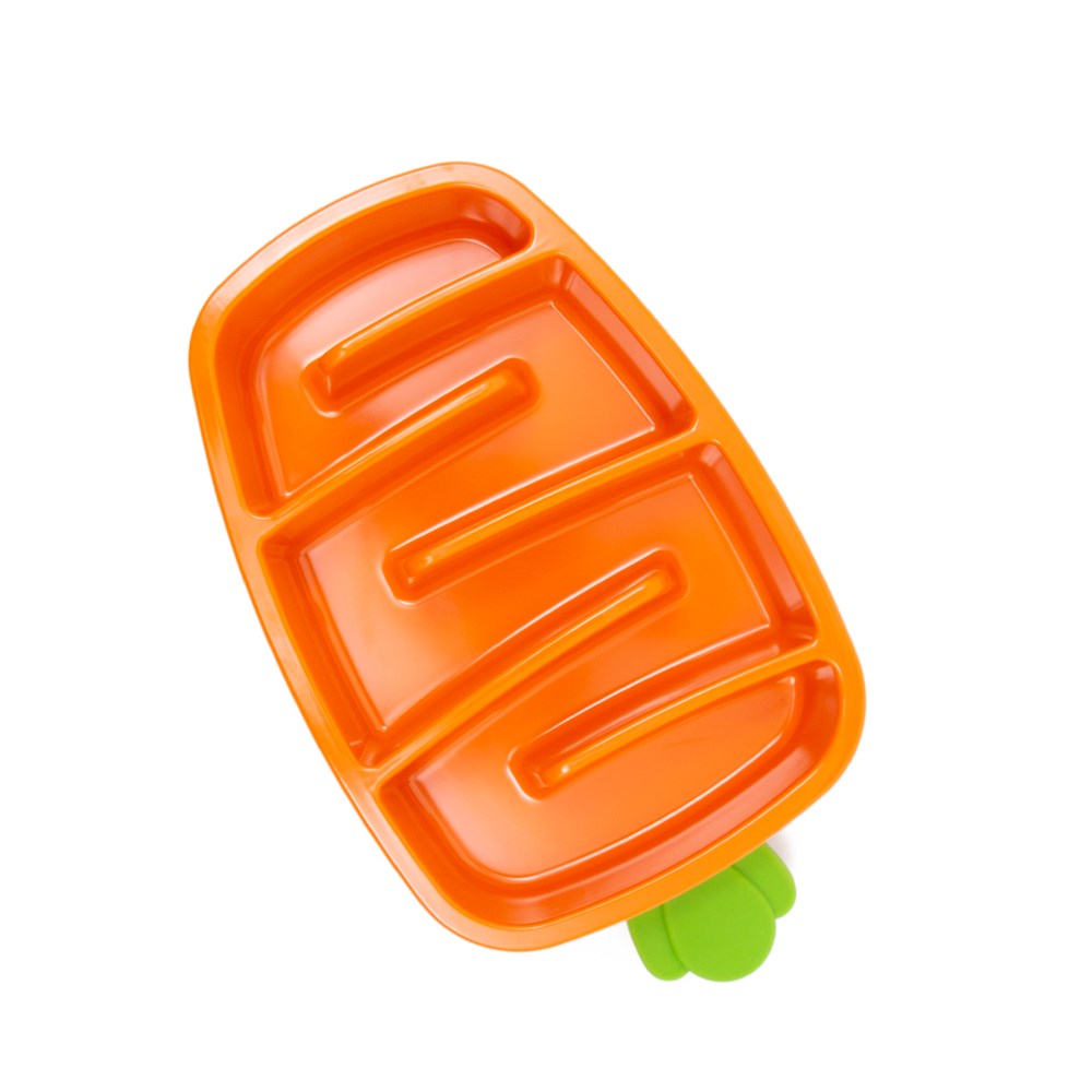 Great & Small Slow Down Carrot Shaped Pet Bowl