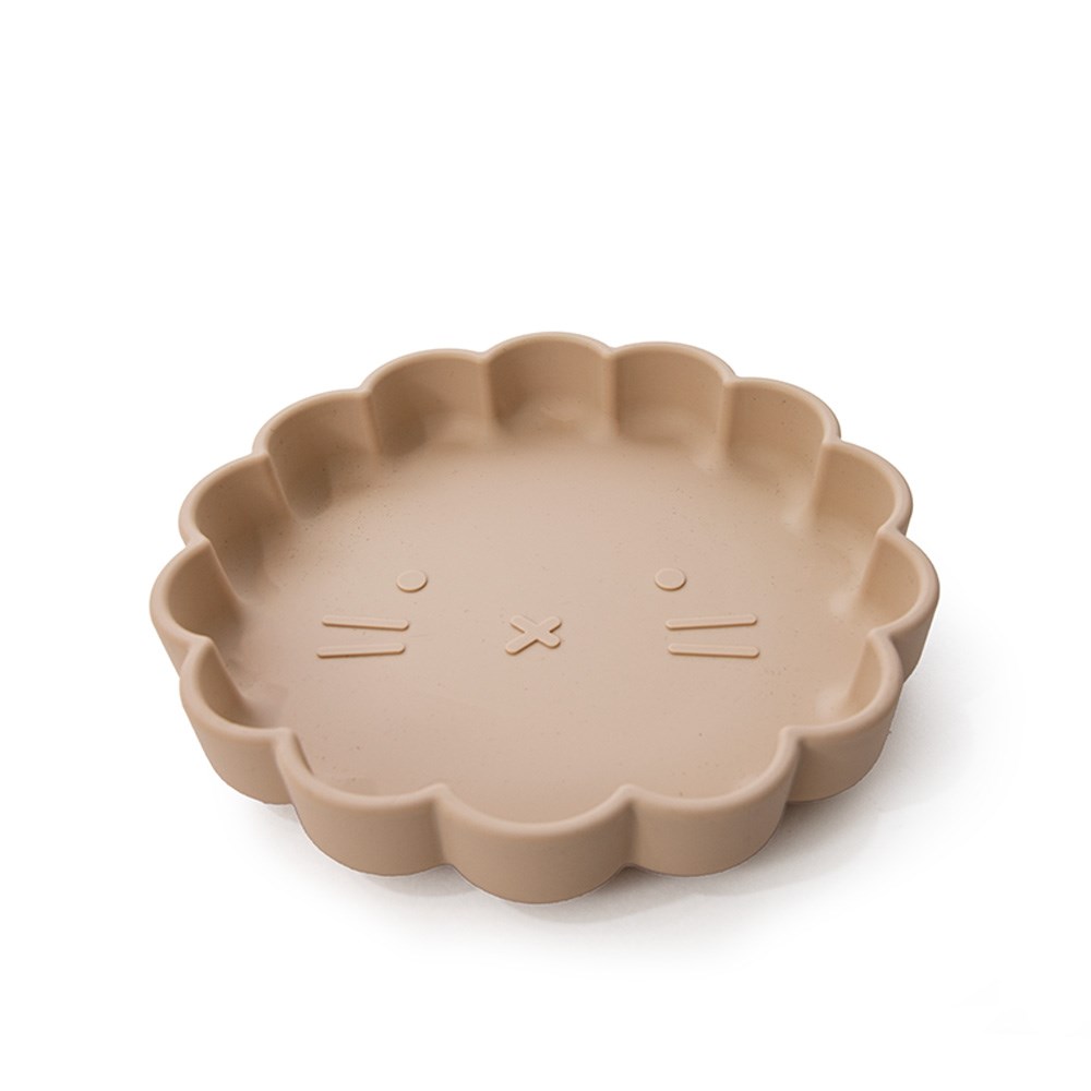 Great & Small Stay Put Leo Lion Silicone Bowl
