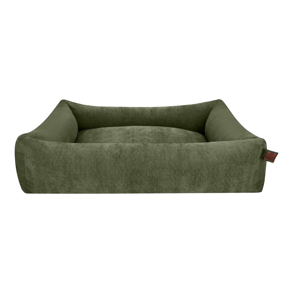 Fantail Basket Snug Mellow Emerald Green Dog Bed