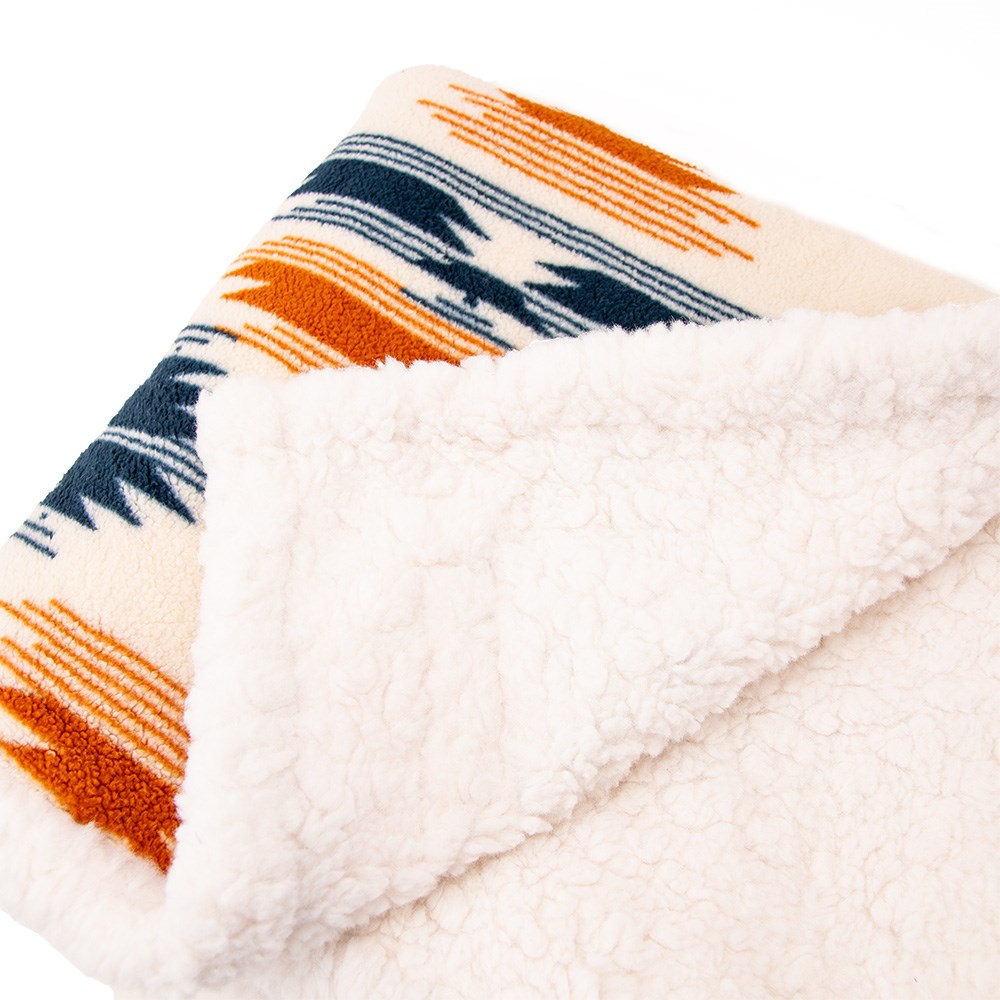 Great & Small Snuggle&Snooze Aztec Print Sherpa Blanket