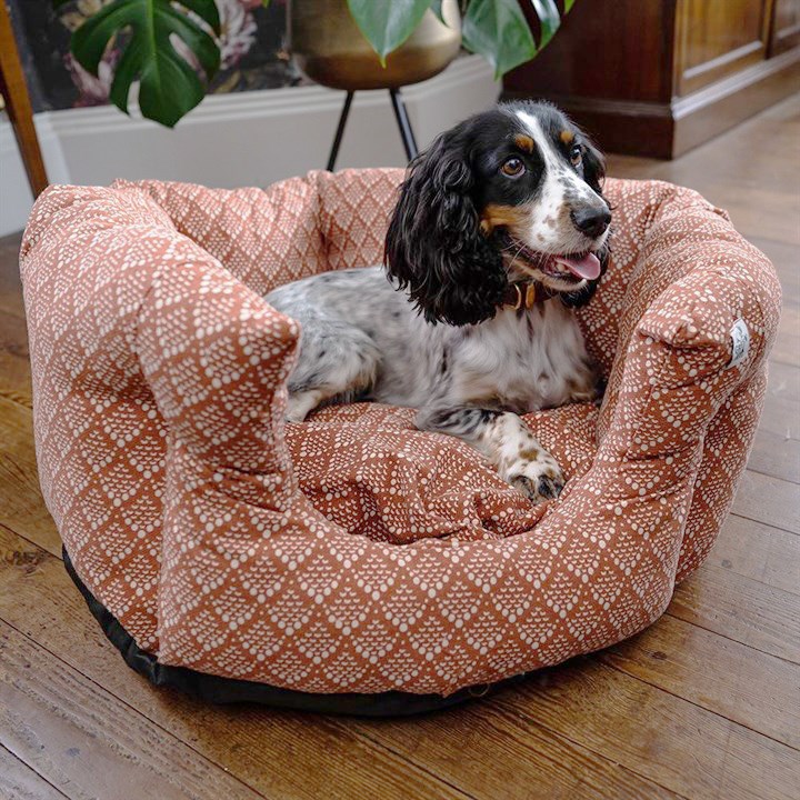 Green Elk Cuddle Pet Bed