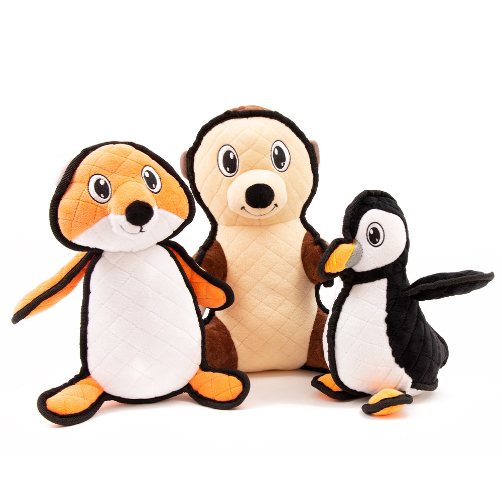 Great & Small Cuddly But Tough Puffin Dog Toy