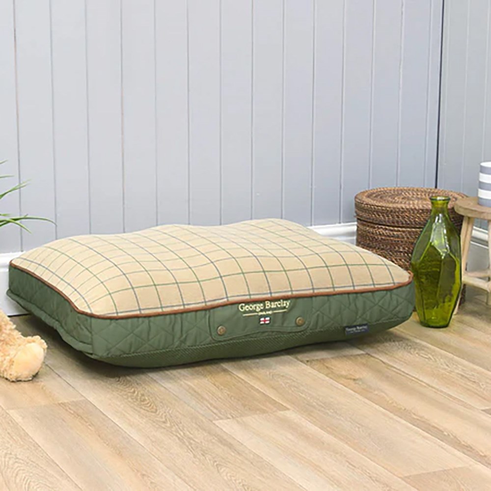 George Barclay Country Dog Mattress Olive Green