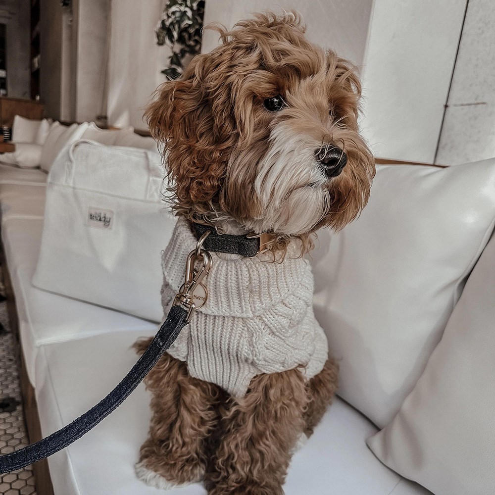 By Teddy Bouclé Adjustable Collar Midnight