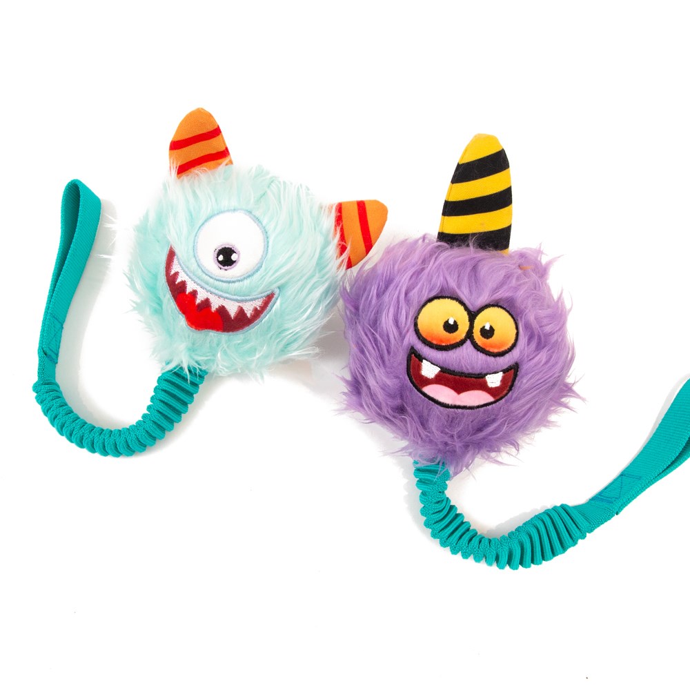 Great & Small Blue Party Monsters Thrower Dog Toy