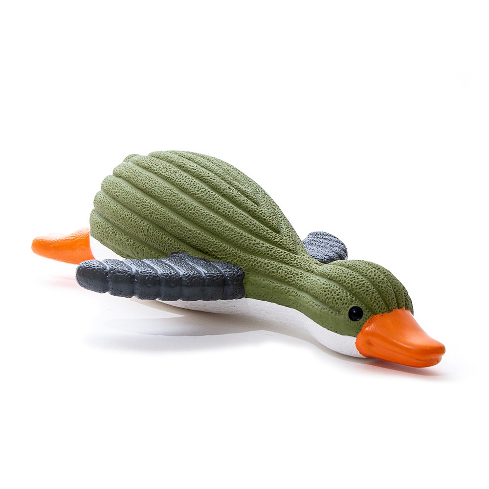 Great & Small Lets Play Latex Squeaky Goose Dog Toy