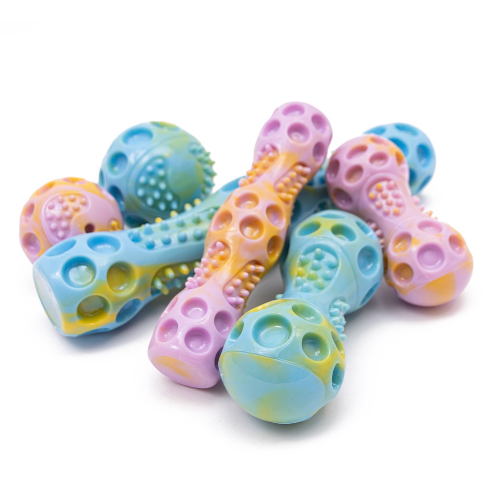 Great & Small Let's Play Loud TPR Ball Dog Toy Small