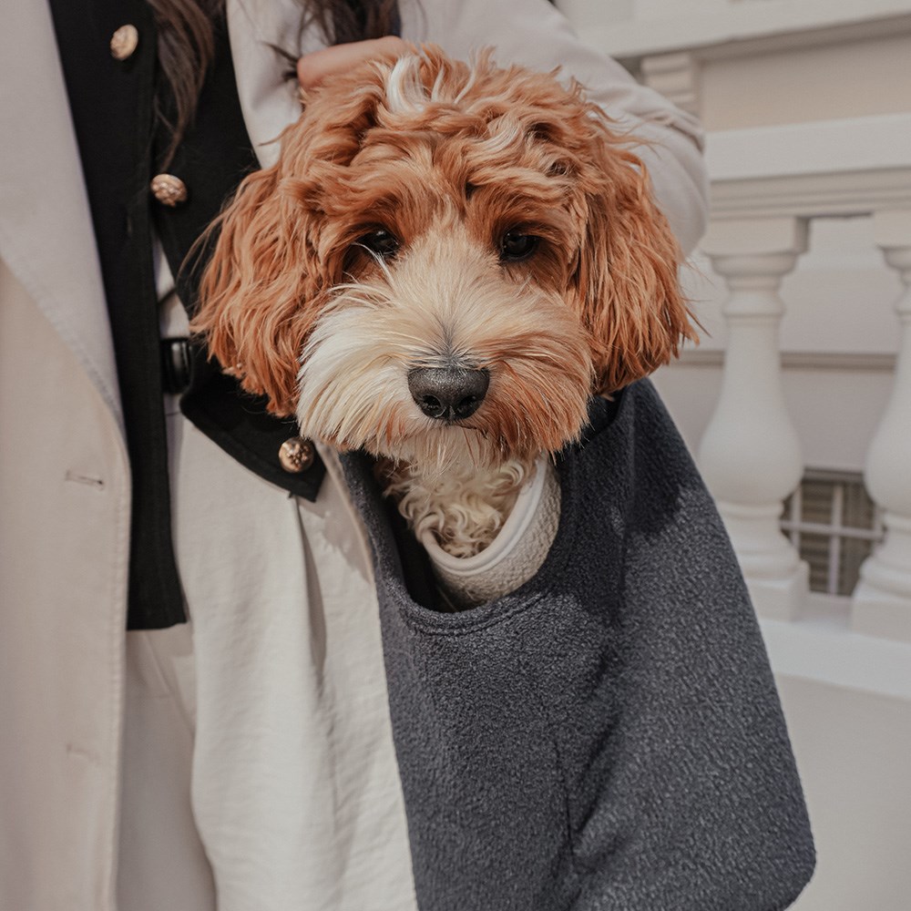 By Teddy Bouclé Dog Carrier Midnight