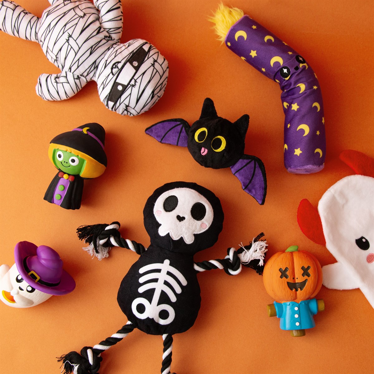 Great & Small Creepy Cuties Little Bouncy Bat Dog Toy