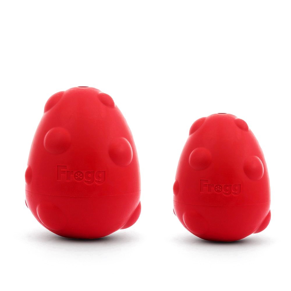 Frogg Egg Red Tough Dog Toy