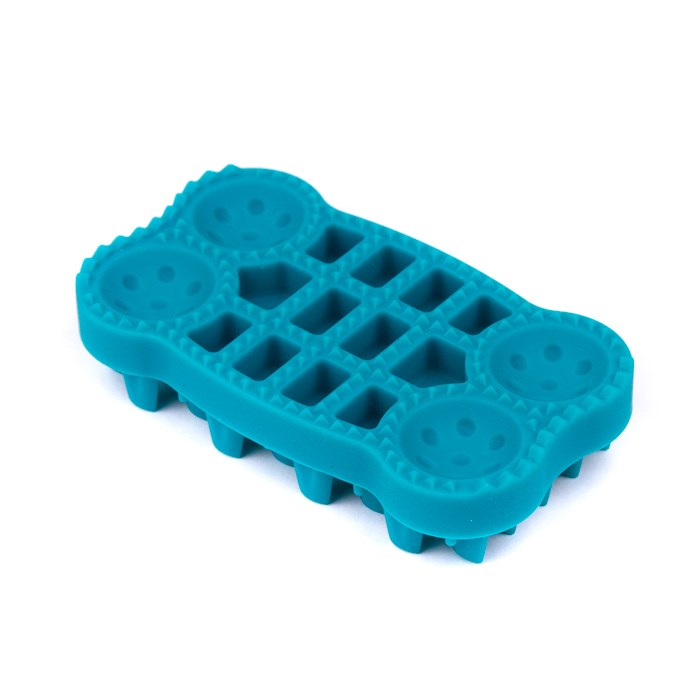 Great & Small Bone Shape Rubber Pet Grooming Brush