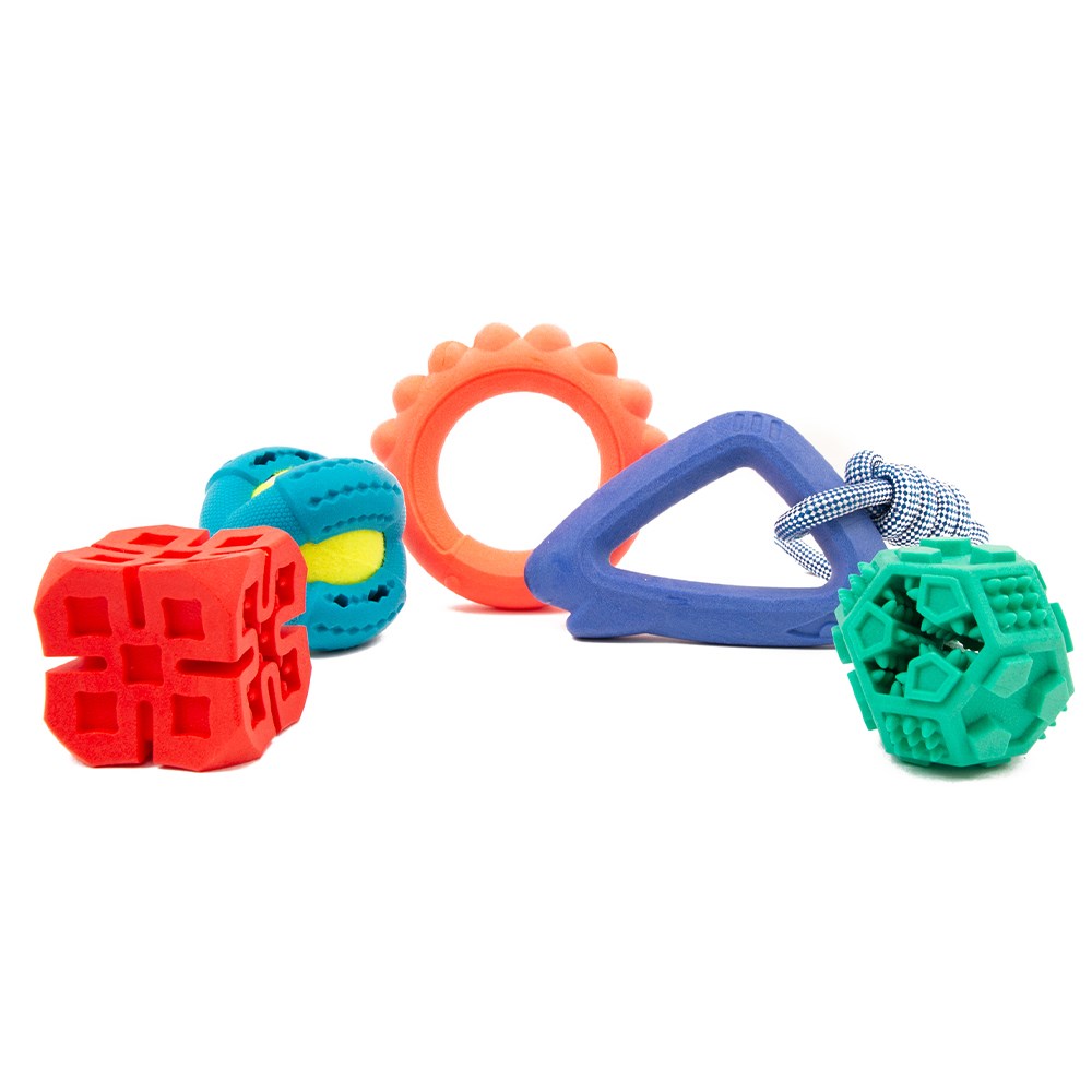 Great & Small Frubba Treat Hexagon Cube Dog Toy