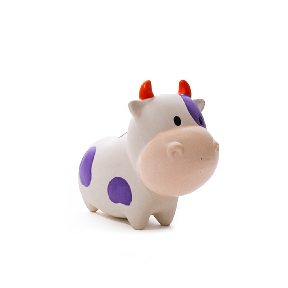 Great & Small Lets Play Latex Grunting Little Cow Dog Toy