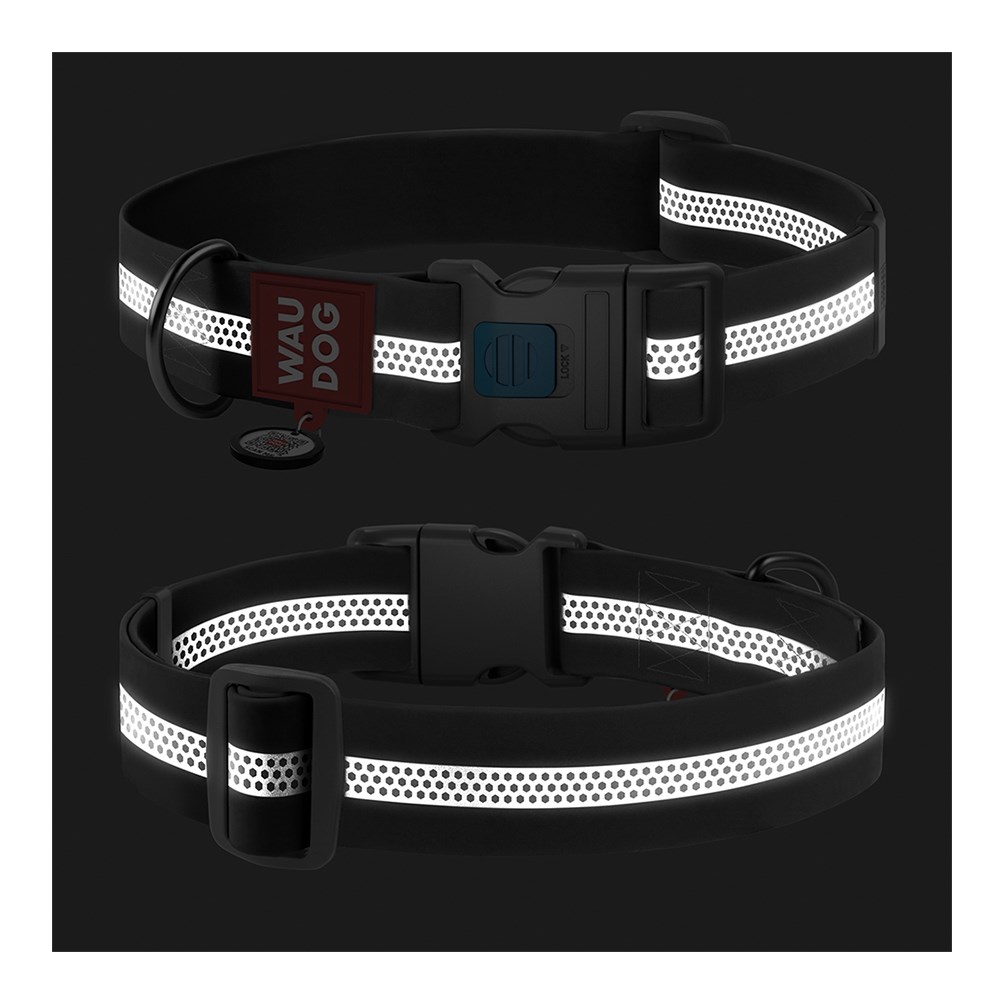 WAUDOG Collartex Dog Collar Grey