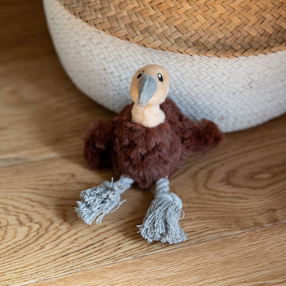 Great & Small Stay Wild Vulture Dog Toy