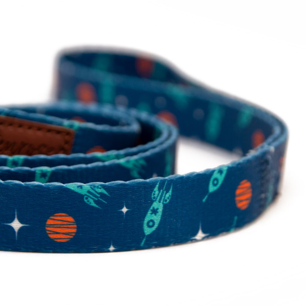 Great & Small Penrose Outer Space Blue Dog Lead