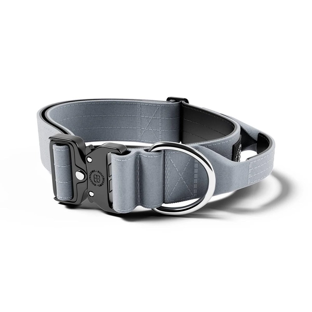 Bully Billows Combat Dog Collar Grey