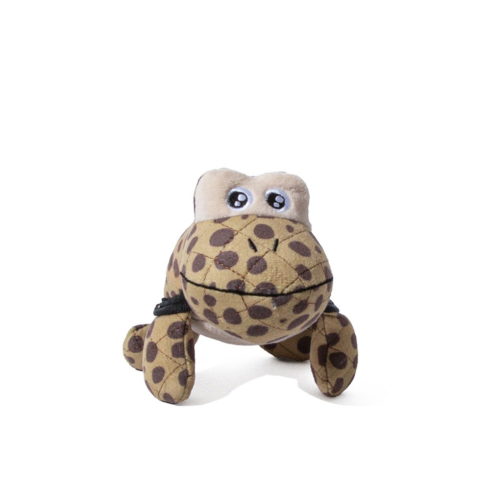 Great & Small Cuddly But Tough Toad Dog Toy