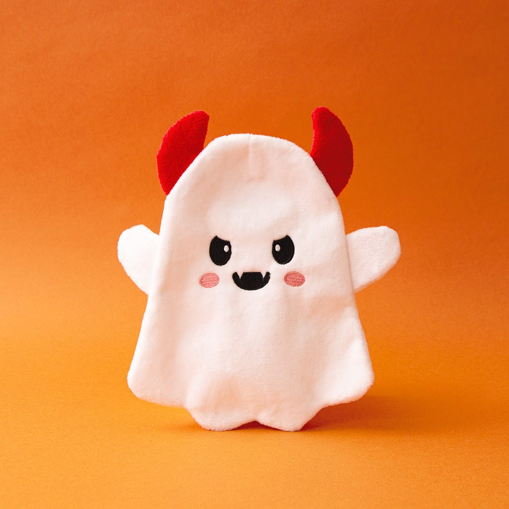 Great & Small Creepy Cuties Horny Crinkle Ghost Dog Toy