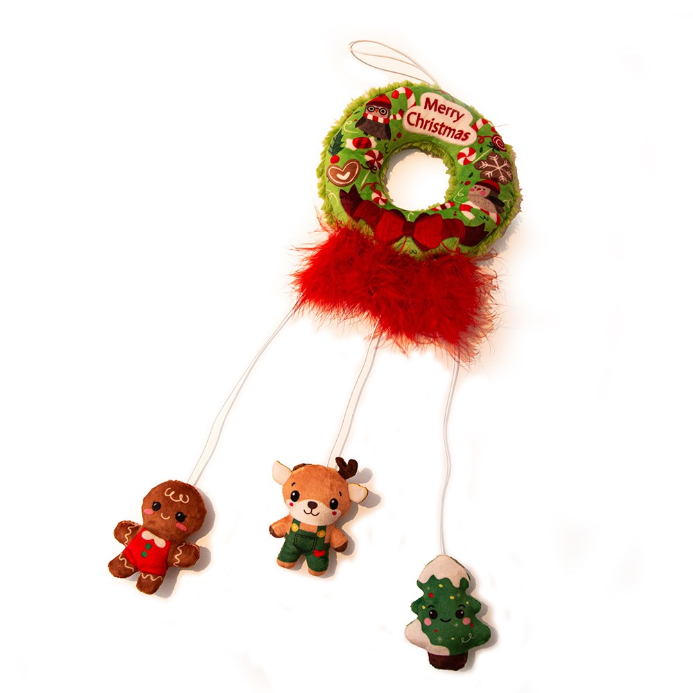 Great & Small Christmas Santa and Friends - Door Hanger Cat Toy