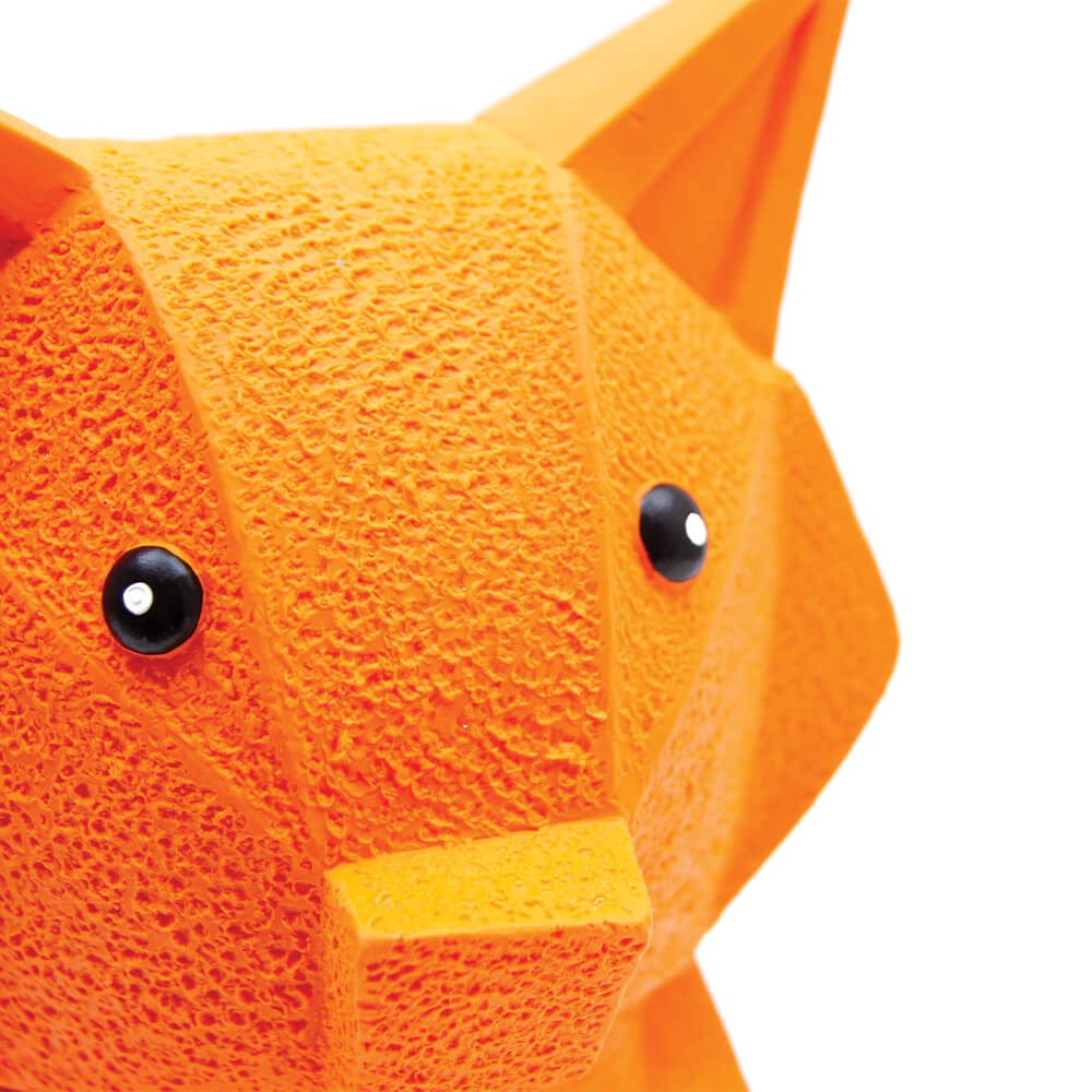 Great & Small Latex Geometric Fox Dog Toy