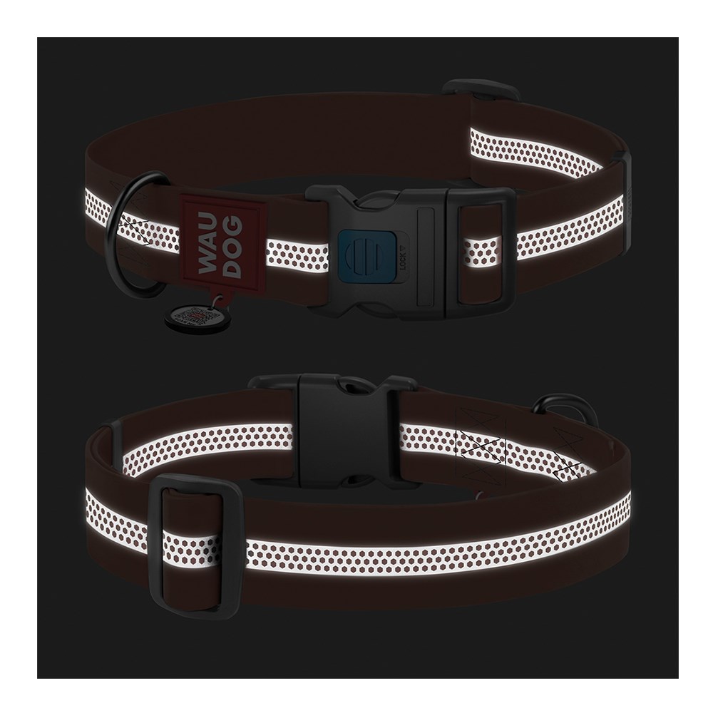 WAUDOG Collartex Dog Collar Orange