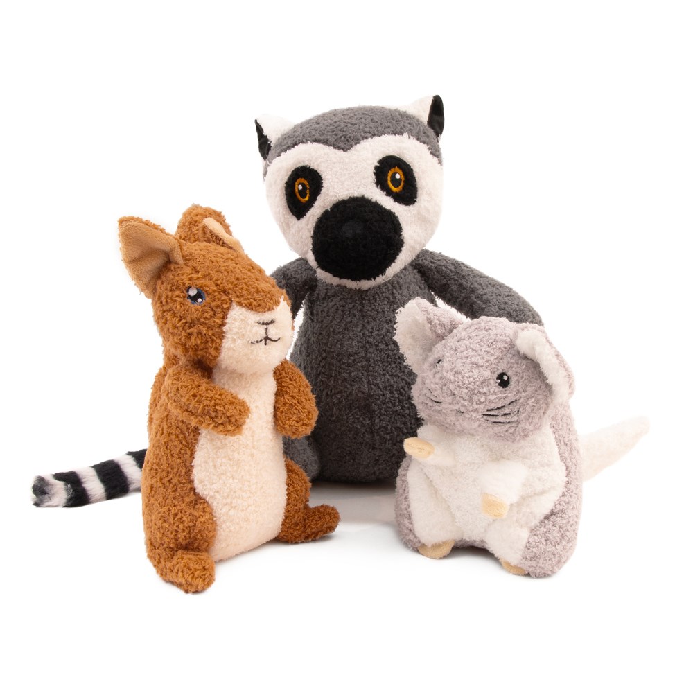 Great & Small Snuggle&Play Ring Tailed Lemur Dog Toy