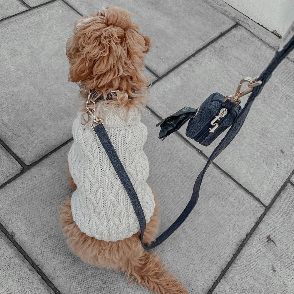 By Teddy Bouclé Dog Lead Midnight