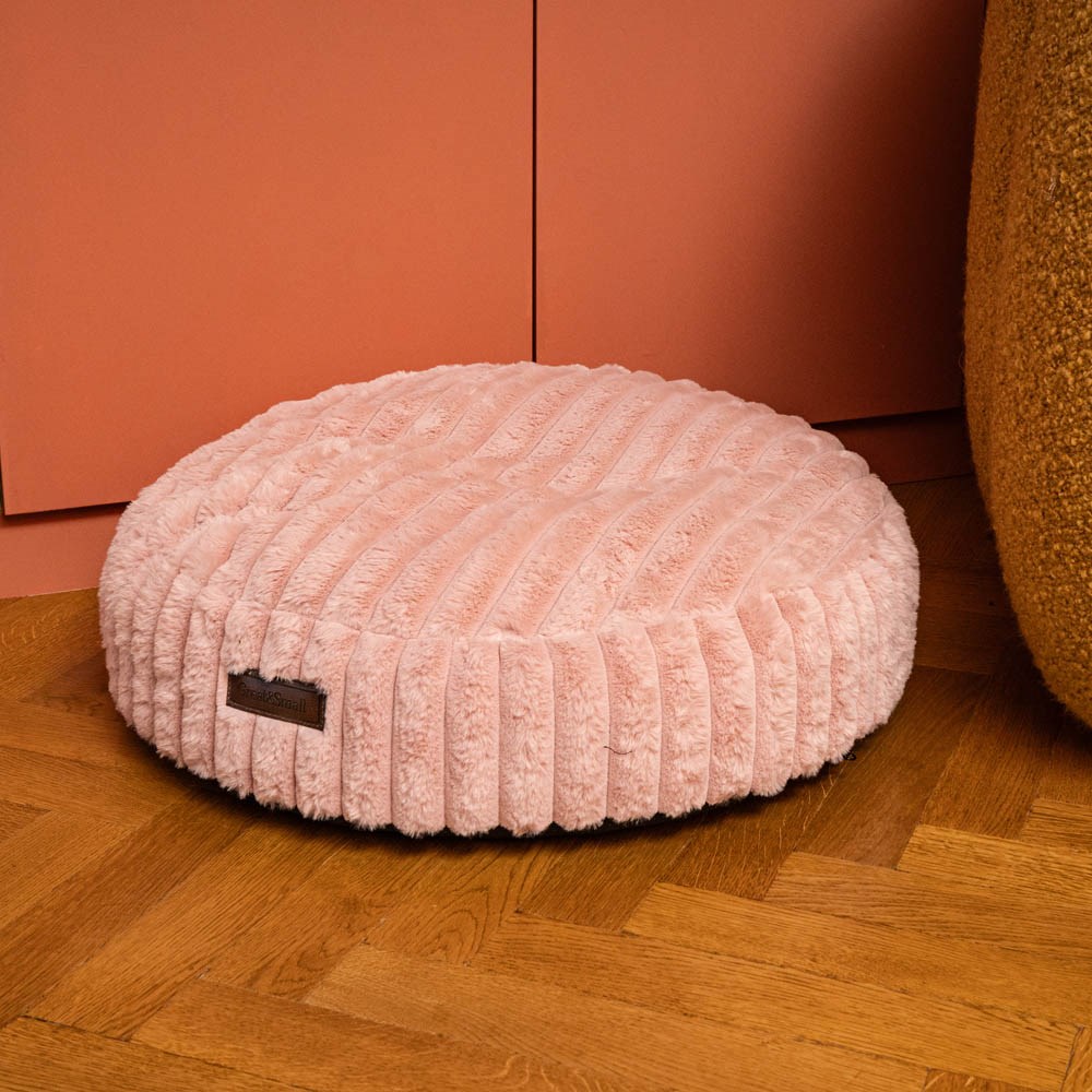Great & Small Snuggle & Snooze Pink Plush Cushion
