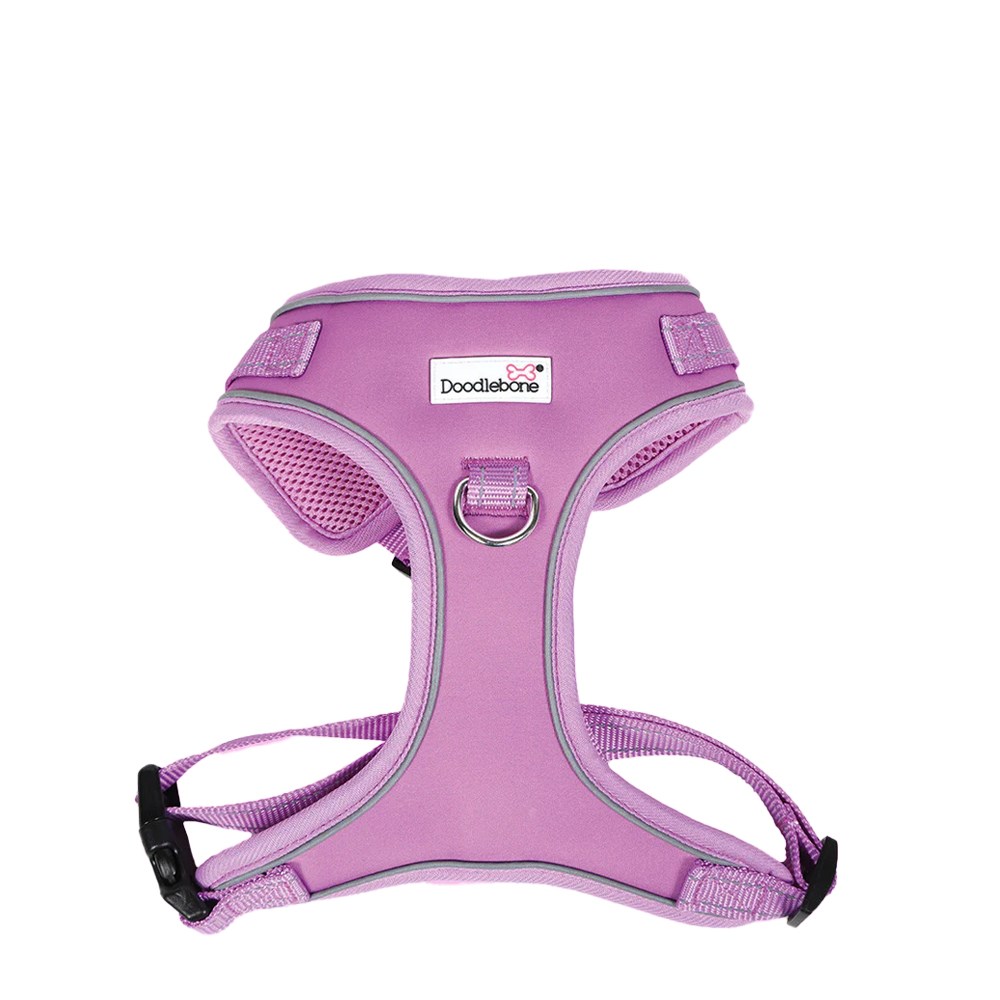 Doodlebone Adjustable Airmesh Dog Harness Orchid