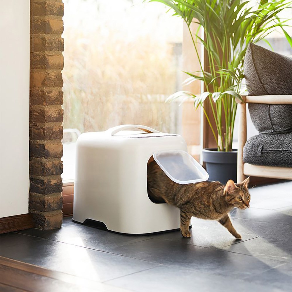 Rotho Biala Litter Box Mistletoe White