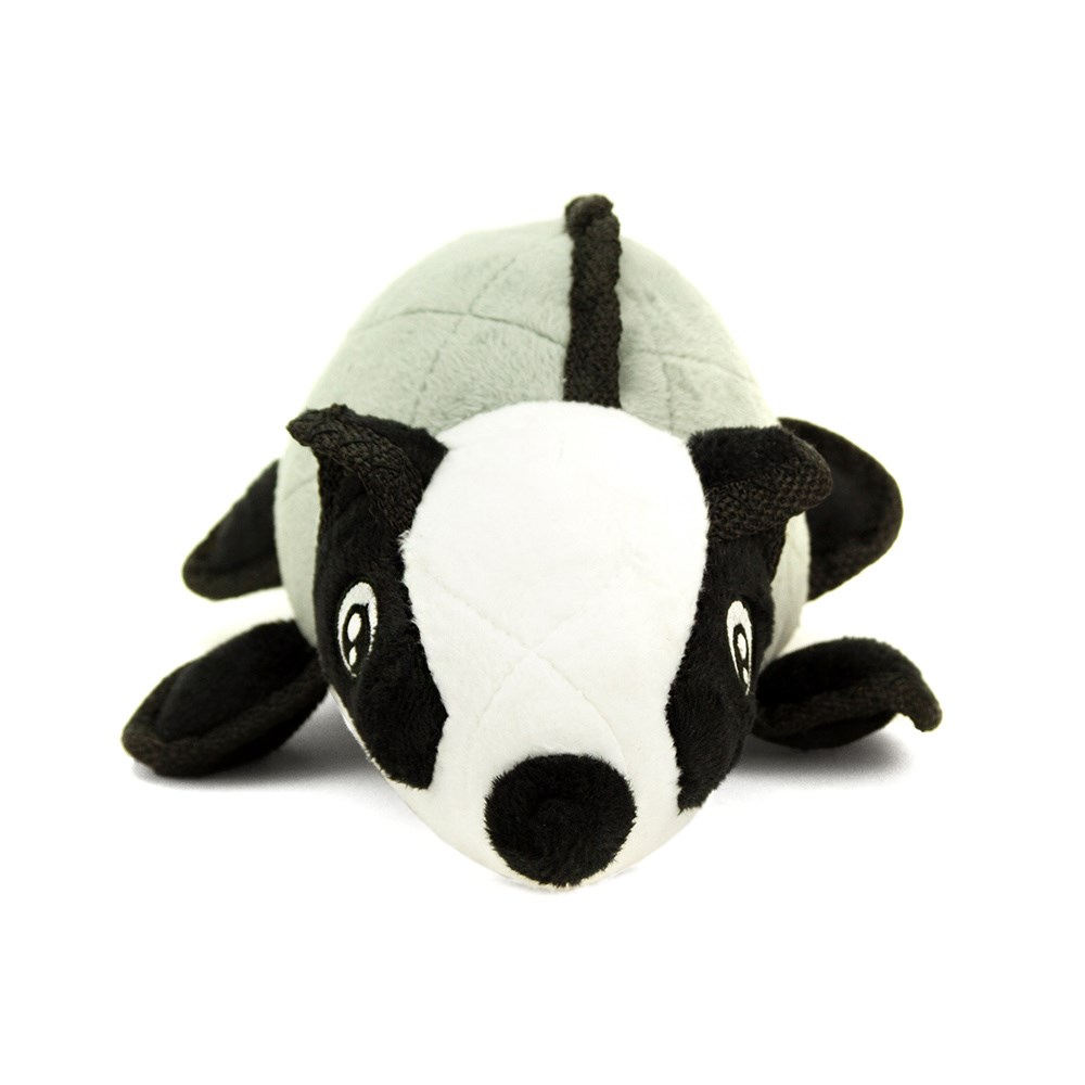 Great & Small Cuddly But Tough Badger Dog Toy