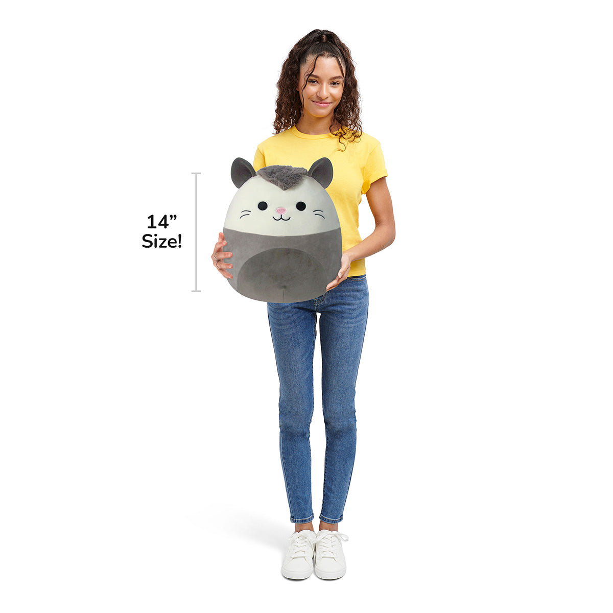 14-Inch Luanne the Grey Possum