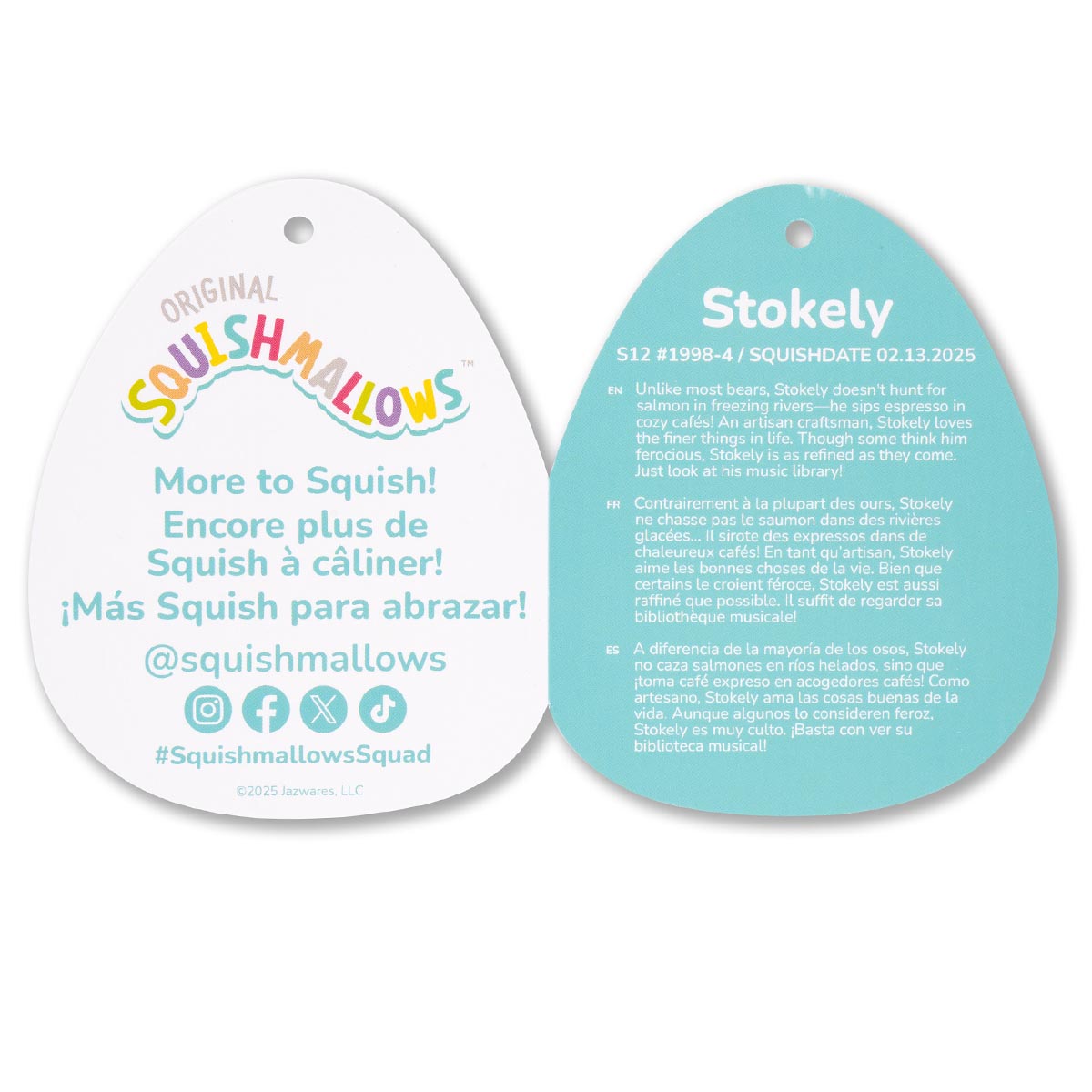 12-Inch Stokely the Brown Kodiak Bear with Bucket Hat