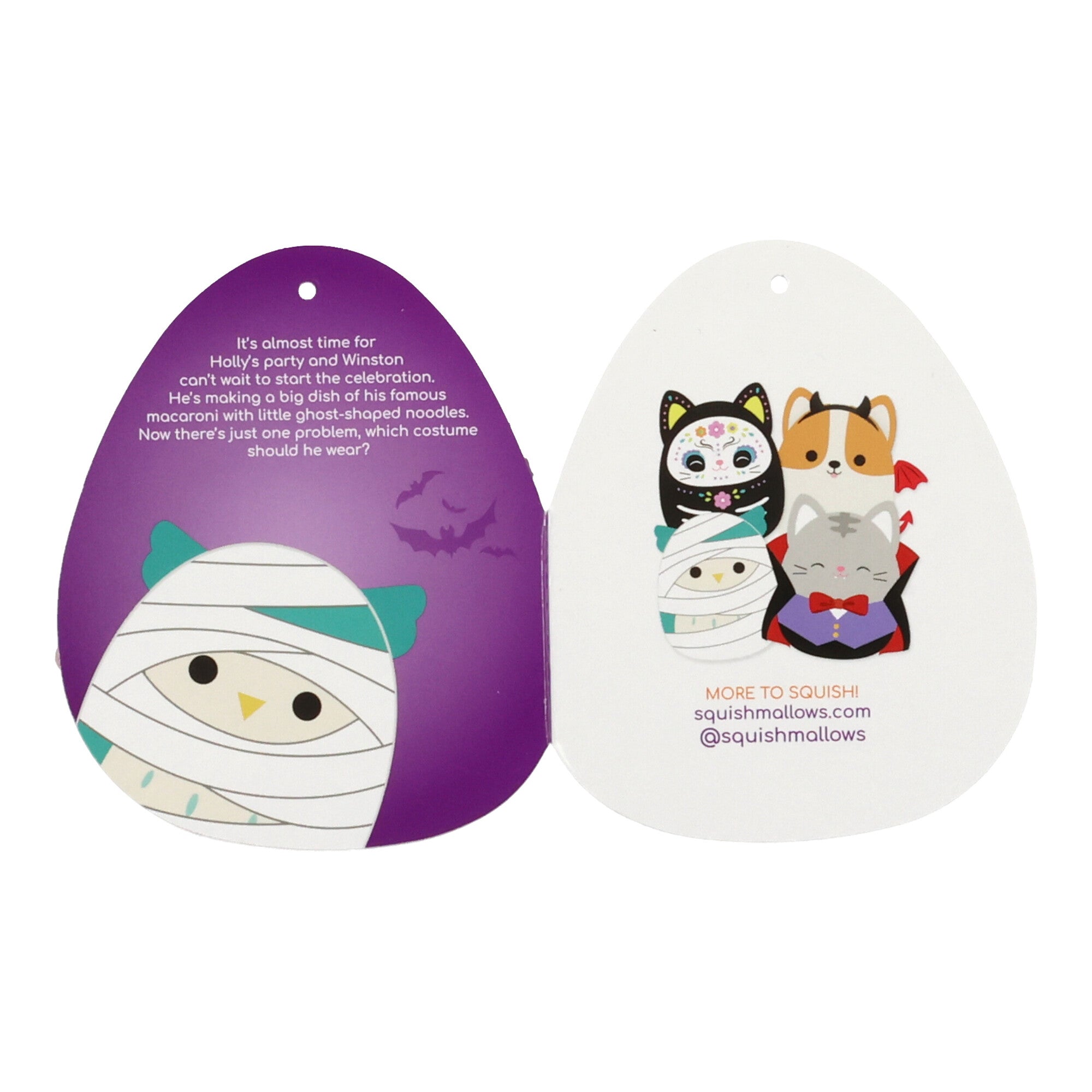 8-Inch Winston the Owl in Mummy Outfit