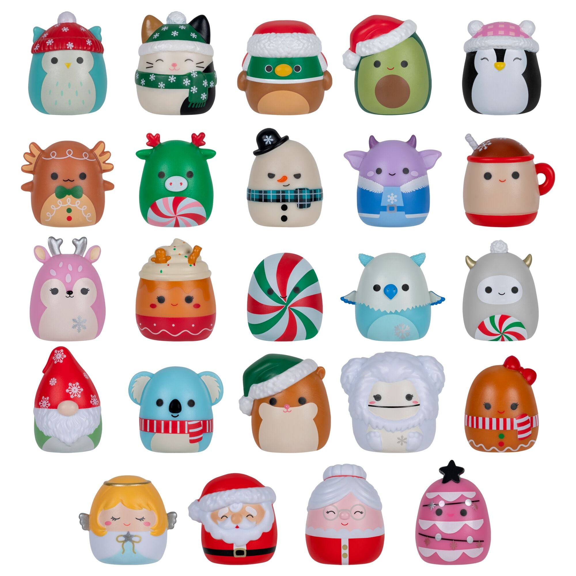 Squish-a-longs Holiday Countdown Calendar – Includes 24 Mini-Squish